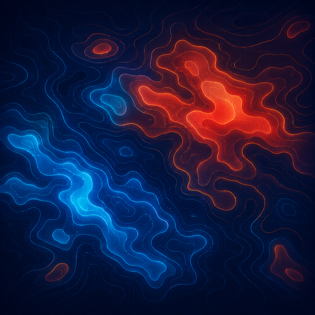 Regional magnetic anomaly map visualization